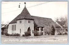 1951 RPPC LaGRANDE OREGON*ST PETER'S EPISCOPAL CHURCH*REAL PHOTO POSTCARD picture