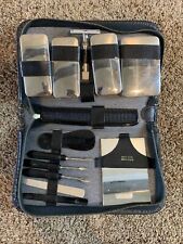 Vintage 13 Piece Grooming Ground Leather Western Germany Special Triple Cut A91 picture