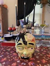 Ceramic Zombie Head Cookie Jar 2017 Think Geek Exclusive. Horror Halloween Candy picture
