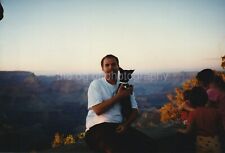 A Man And His Dog At The Grand Canyon ORIGINAL FOUND PHOTOGRAPH Color 96 8 H picture