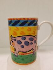Farmyard Dunoon Coffee Mug Tea Cup With Chicken And Pig Designed By Jane... picture