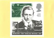 Communications, Marconi First Wireless Message 1895, Stamp, Royal Mail Postcard picture