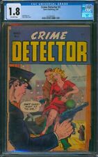 Crime Detector #2 (1954) ⭐ CGC 1.8 ⭐ RARE Golden Age GGA Timor Stanmor Comic picture