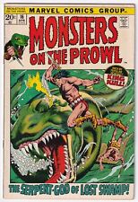 Marvel Monsters on the Prowl #16 Comic Book 1972 King Kull The Forbidden Swamp A picture