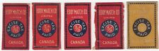 Canada Revenue 3/8¢ Excise Tax Matchbox Fronts 