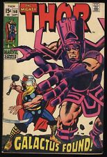 Thor #168 FN 6.0 Origin of Galactus 1st Appearance Thermal Man Marvel 1969 picture