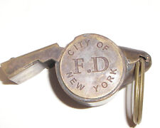 Brass Working NYFD Whistle  picture