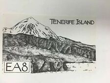 1985 QSL Card Tenerife Island Canary Islands Amateur Ham Radio picture