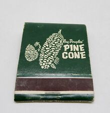Ray Douglas' Pine Cone Branding Iron Merced San Jose California FULL Matchbook picture