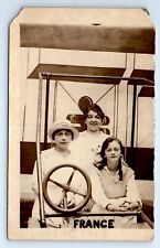 S.S. France Coney Island New York NY Studio Portrait RPPC Postcard 7/18/1918 picture