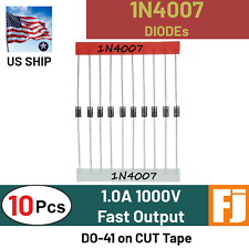 10 PCS 1N4007 Diode 1A 1000V Rectifier Diode DO-41 Fast IN4007 | US SHIP exp picture