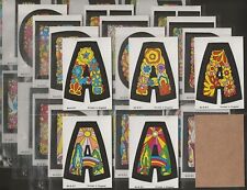 A&BC-FULL SET- LOVE INITIALS 1970 (X84 CARDS) ALL SCANNED - EXCELLENT+++ picture