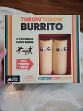 EXPLODING KITTENS Throw Throw Burrito Card Game. A Dodgeball Card Game BRAND NEW picture