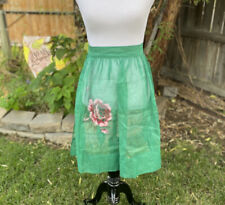 Vintage Sheer Green Christmas Apron picture
