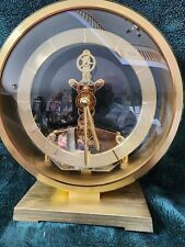 Linden Quartz Cuckoo MFG CO. Skeleton Clock Made in Japan Modern Mantel Time Pie picture