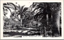 c1940s Huntington Beach, California RPPC Photo Postcard 