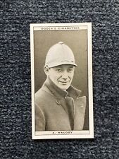 1931 Ogden’s Cigarettes Steeplechase Celebrities #43 A Waudby M3 picture