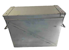 Painted Military Empty Aluminum Ammunition Box Crate picture