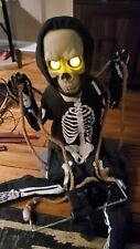 Spirit Halloween Lil Skelly Bones Skeleton Retired 2015 Animatronic Used picture