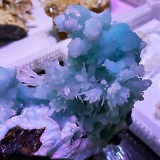 4.96LB Natural Blue Texture Stone Crystal,Heteropolar Of Chinese Blue Aragonite picture
