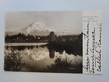 vintage postcard tacoma washington mountain scene stamped posted 1906 picture