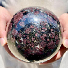 3080g Natural Garnet Sphere Quartz Crystal Mineral Reiki Healing picture