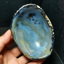 TOP 231G Natural Polished Silk Banded Lace Agate Crystal Bowl Madagascar BWD1020 picture