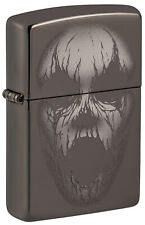 Zippo Screaming Monster Design Photo Image Black Ice Windproof Lighter, 49799 picture