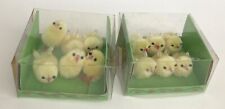 NOS MJDesigns Vintage Decorative Chenille Yellow Fuzzy Baby Chicks Easter Craft picture