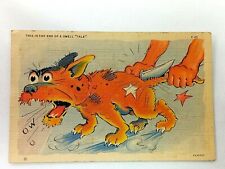 Vintage Postcard RAY WALTERS Comic Dog Cruelty 