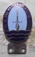 Vintage Car Mascot Badge : The Inland Waterways Association : Enamel B picture