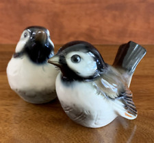 New Goebel W. Germany 2 Porcelain Sparrow Birds Figurine Pair picture