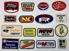 16 Different Vintage Agriculture, Seed, Feed Advertising Embroider Patches picture