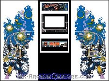 Asteroids Deluxe Side Art Arcade Cabinet Kit Artwork Graphics Decals Print picture