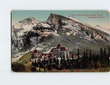 Postcard CPR Banff Springs Hotel Banff Canadian Rockies Canada picture