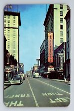 Knoxville TN-Tennessee, Gay Street Merchants, Chrome Postcard picture