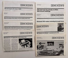 IBM NEWS newspaper Office Products Division - Vintage IBM Ephemera 8 Issues 1980 picture