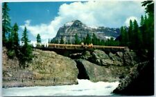 Postcard - The Natural Bridge and Mount Stephen, Canada picture