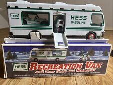 Hess 1998 Toy Truck RV Recreation Van with Dune Buggy & Motorcycle NEW Camper picture