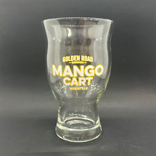 ✅ Golden Road Brewery 16oz Mango Cart Wheat Ale Beer Bell Shaped Pint Glass picture