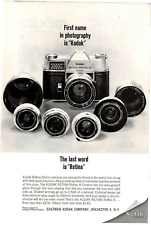 1963 Print Ad Eastman Kodak Retina 35mm Camera Reflex III Full Area Ground Glass picture
