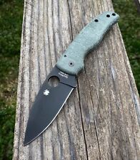 Spyderco Shaman Textile Knife Scales - Foliage Green picture