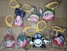 KIRBY Backpack Hangers Glow In The Dark Complete Set OF 7 Figures RARE VHTF picture