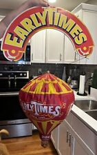 VTG Early Times Whiskey Inflatable Hot Air Balloon Advertising W/Sign Louisville picture