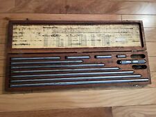 Vintage Lufkin No. 681K Inside Tubular Micrometer Set Metalworking Collect USA picture
