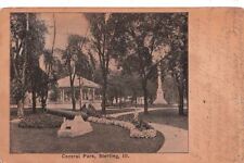 Postcard Central Park Sterling Illinois IL picture