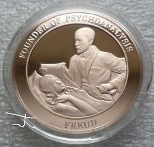 Doctor Sigmund Freud Founder of Psychoanalysis Vintage Bronze Medal picture