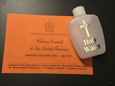 Pope Francis Blessed Holy Water 2 Ounces 2022 In Pope Blessed Container picture