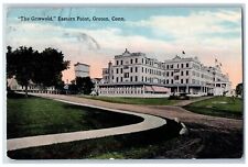 Groton Connecticut Postcard Griswold Eastern Point Exterior 1916 Vintage Antique picture
