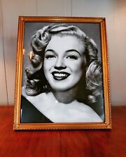 Beautiful Marilyn Monroe Framed Black And White 8 X 10 picture
